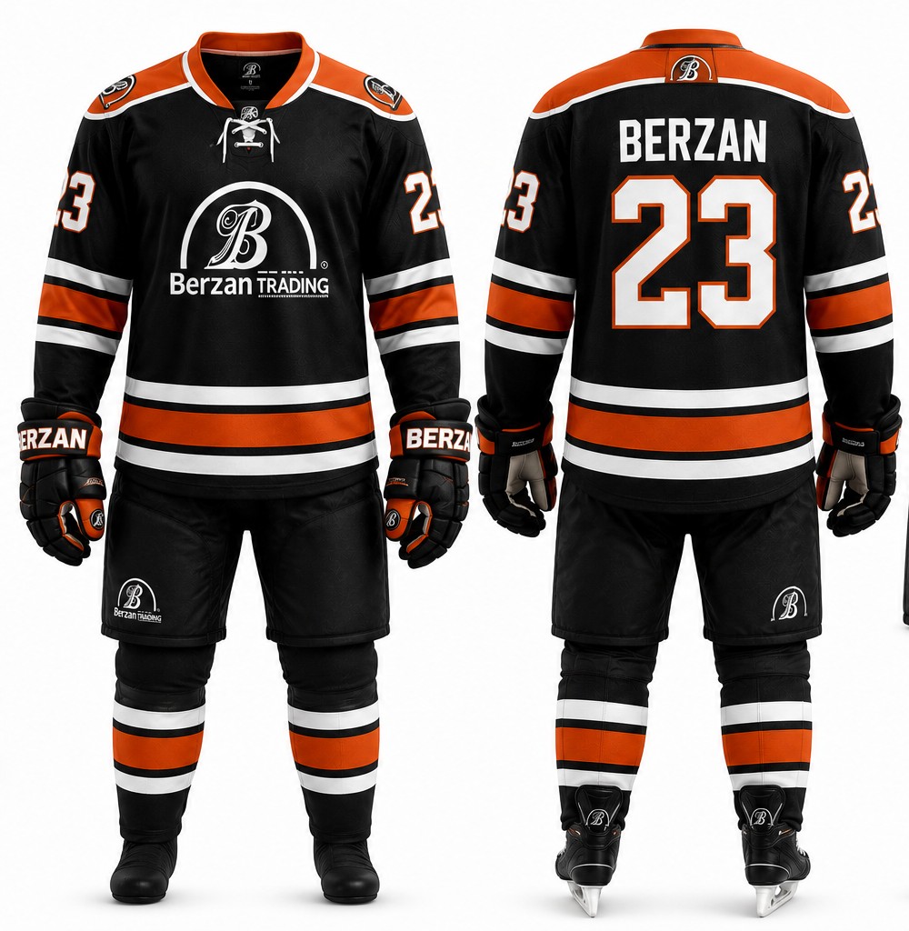 Custom ice hockey uniforms