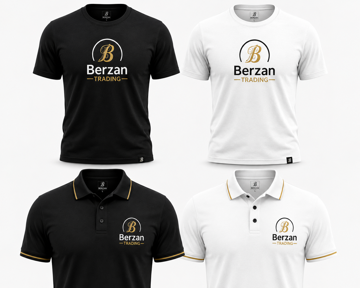 Custom t-shirts and polos